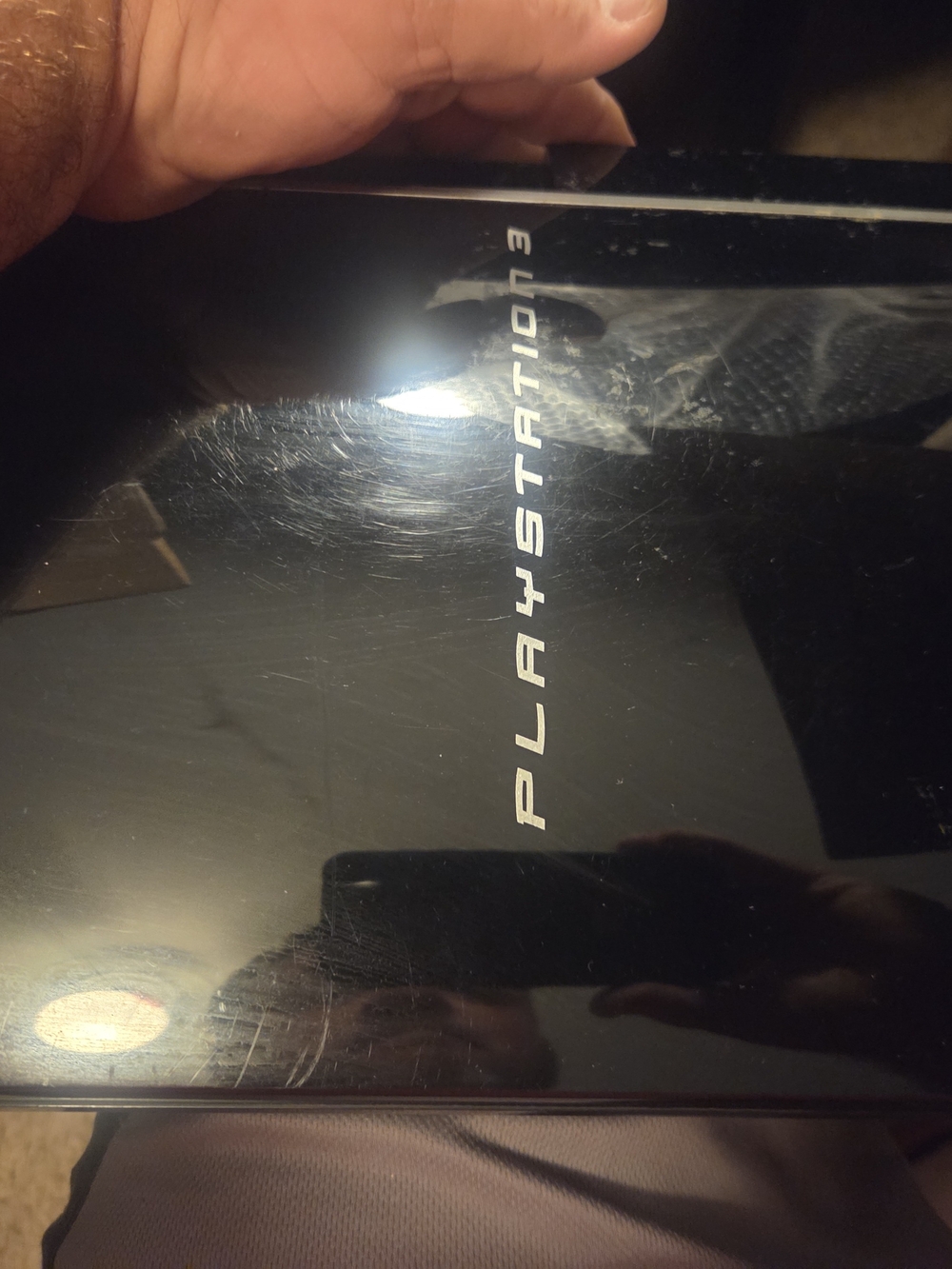 Sony PlayStation 3 Glossy Black Console - PlayStation3 Comes With wires Remote